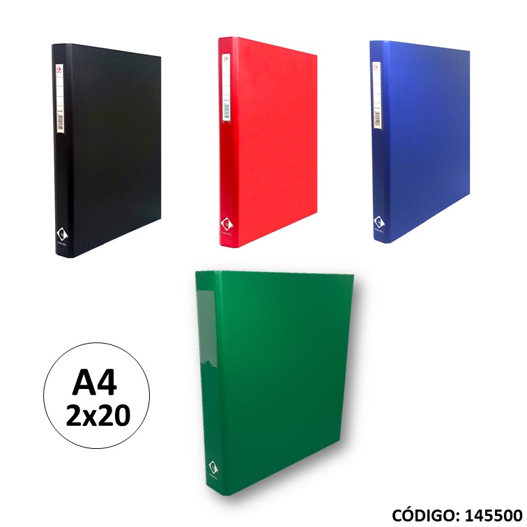 Carpeta a4 2a pvc color