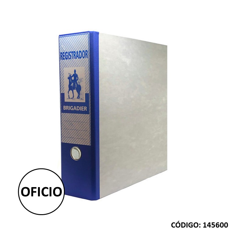 Registrador oficio brigadier gris
