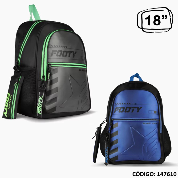 Mochila footy 18"" blast off f3073