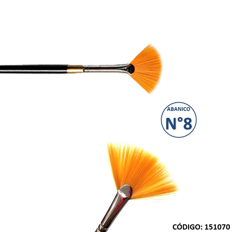 Artículo pincel s-589 n= 8 abanico