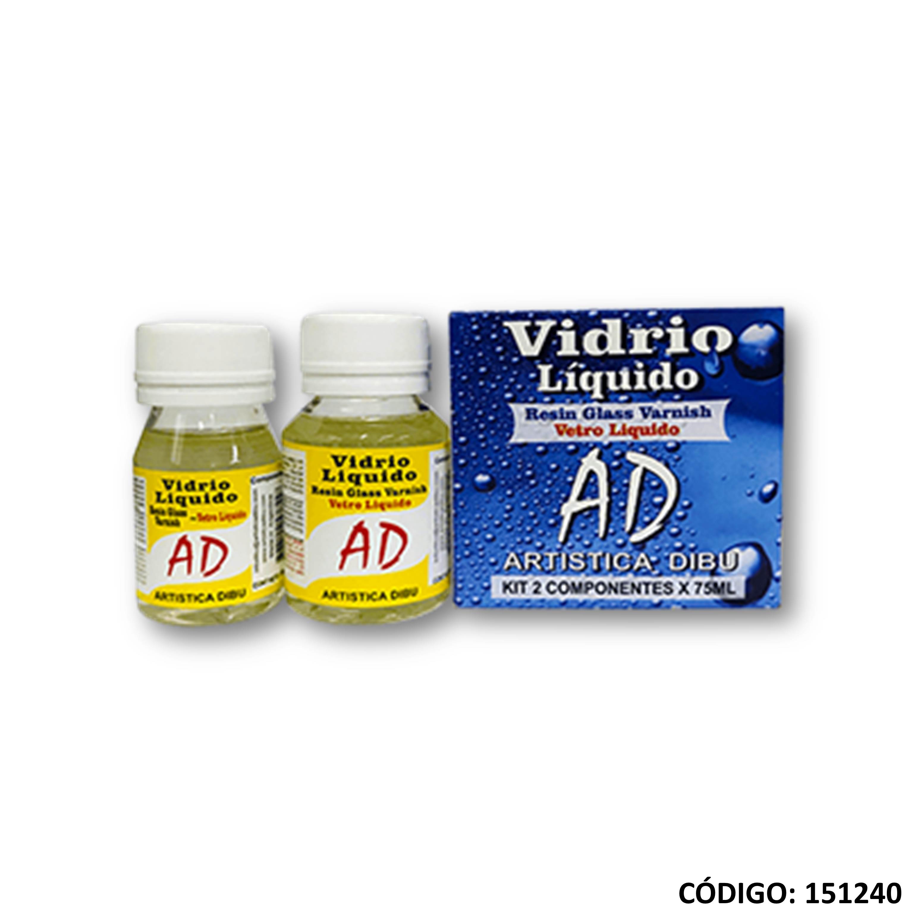Artículo vidrio liquido kit x2 75ml