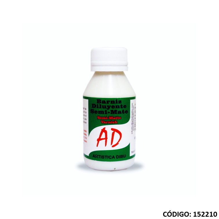 Artículo barniz diluyente semi-mate ad 100ml
