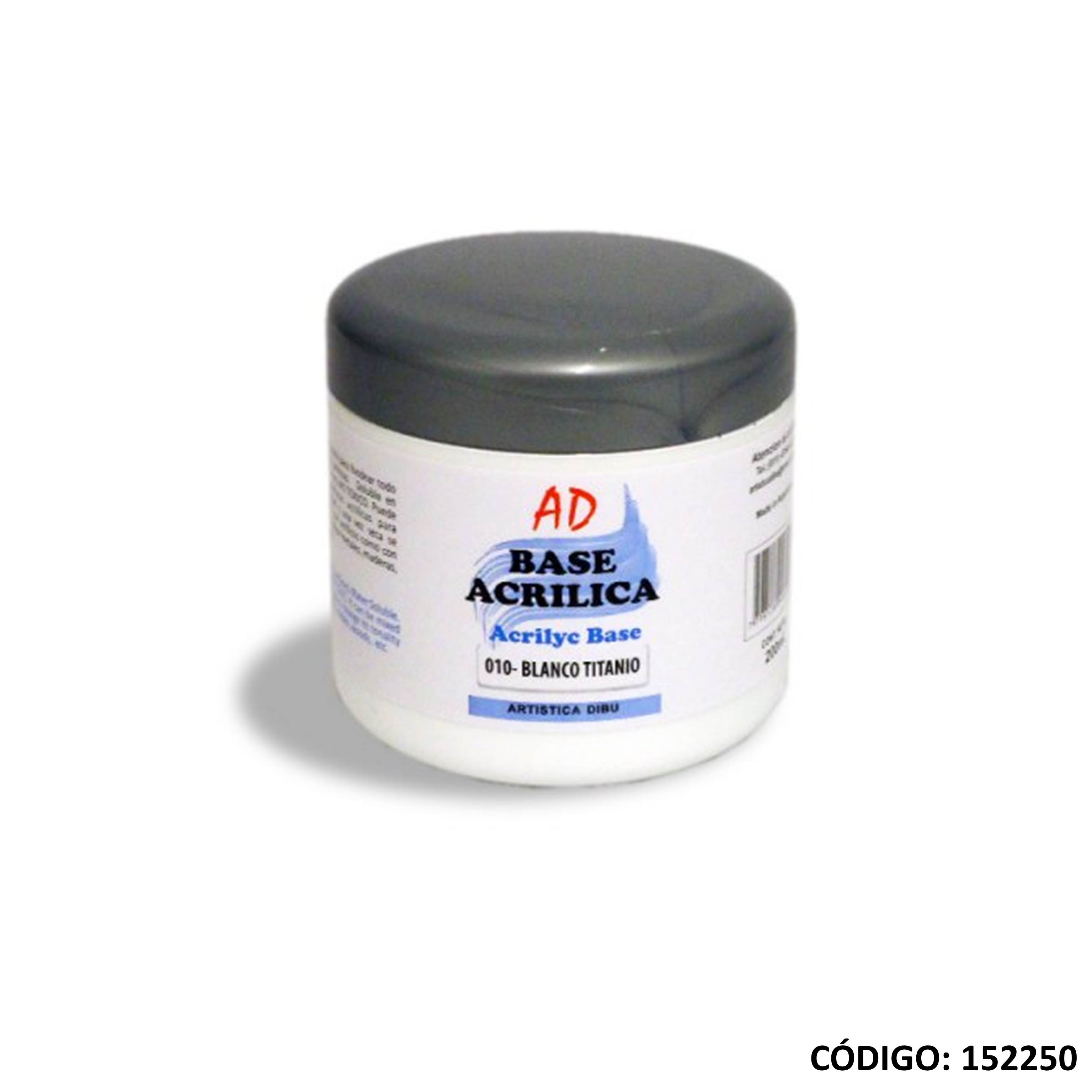 Artículo base acril. ad blanco titanio 200ml