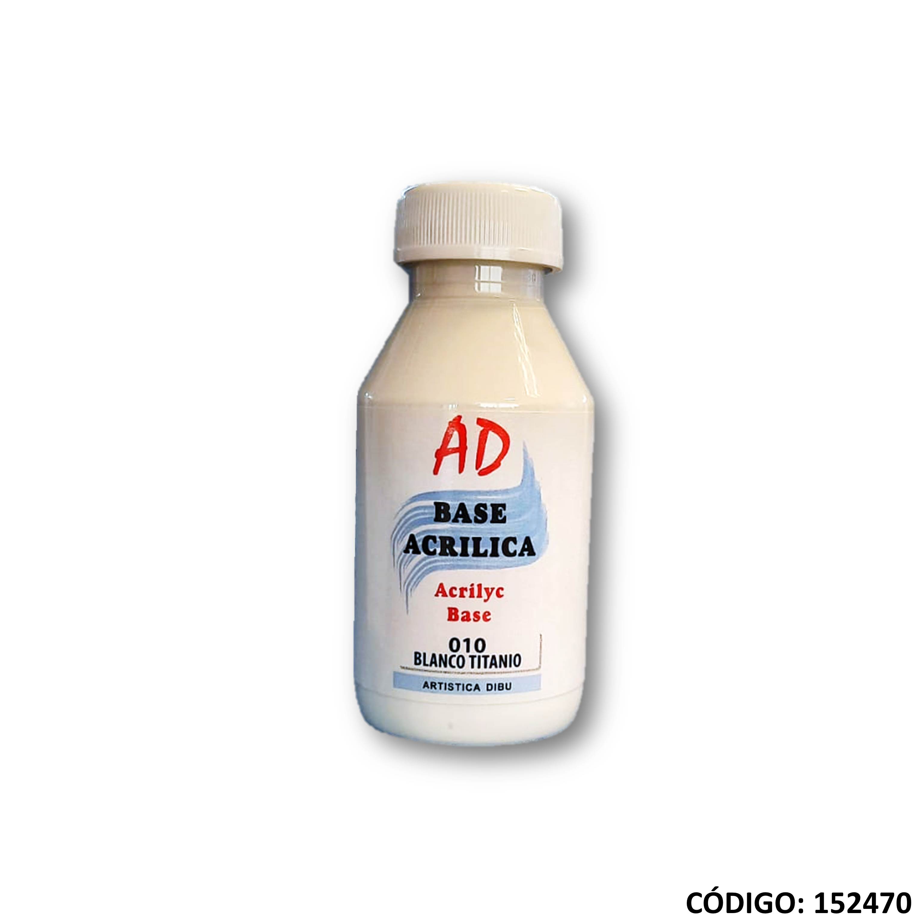 Artículo base acril. ad blanco titanio 100ml