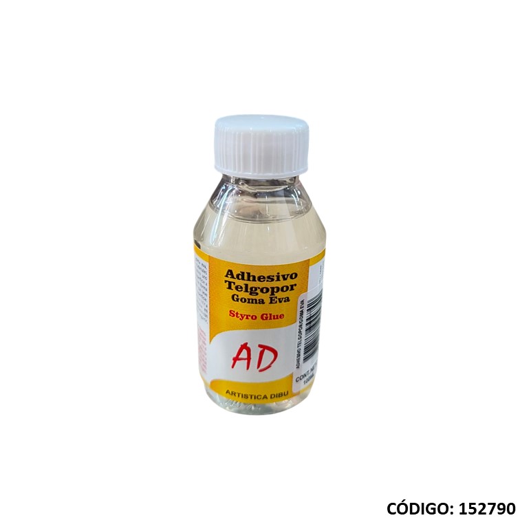 Artículo adhesivo p/ telgopor / goma eva x100ml