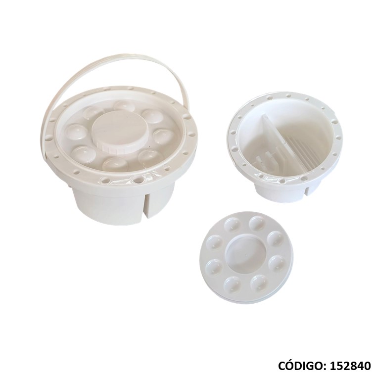 Artículo balde lavapinceles plastico 17cm