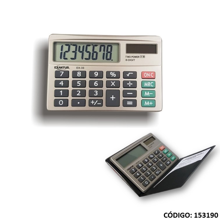 Calculadora exaktus ex-33 (8d)