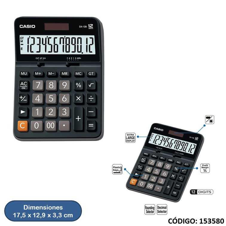 Calculadora casio dx-12b