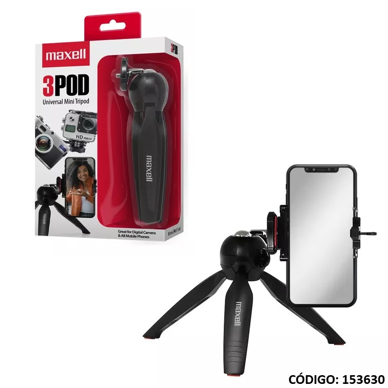 Com tripode maxell universalersal