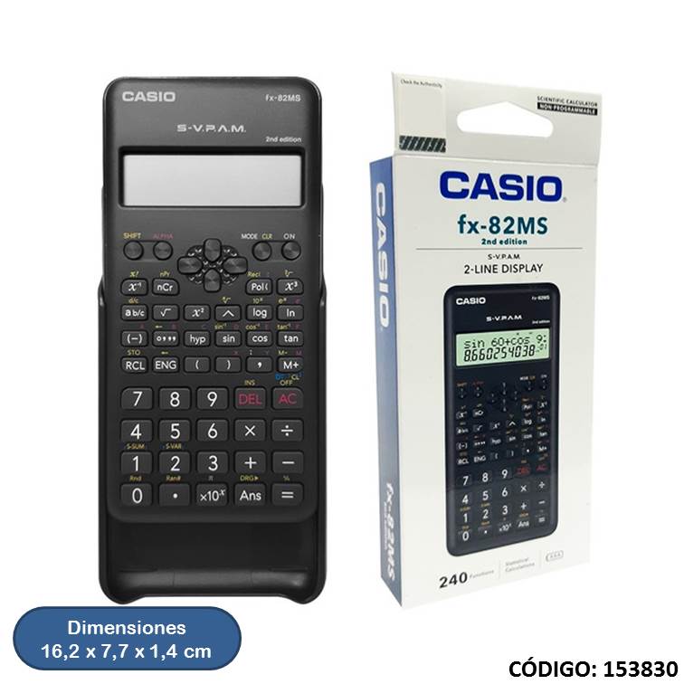 Calculadora cient. casio fx-82ms 2