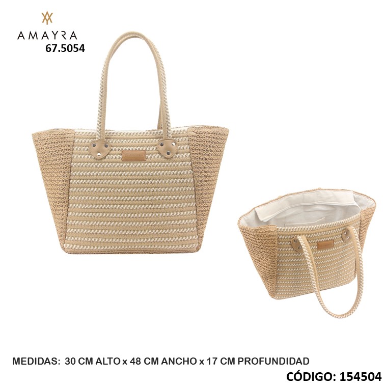 Bolso amayra tote playero 67