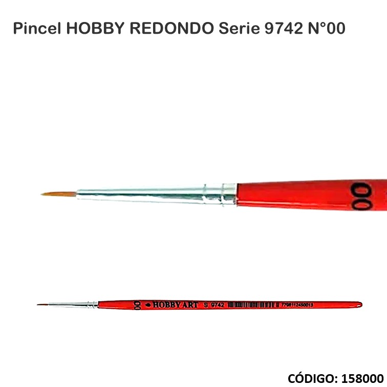 Artículo pincel hobby redondo s.9742 n°00