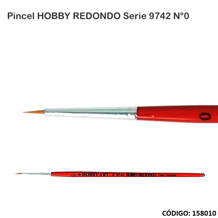 Artículo pincel hobby redondo s.9742 n°0