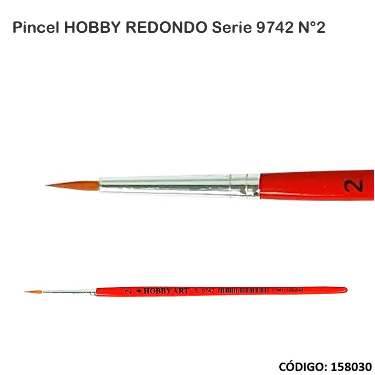 Artículo pincel hobby redondo s.9742 n°2