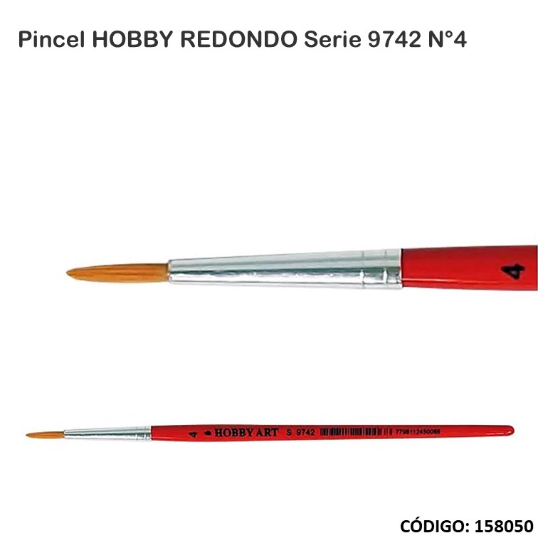 Artículo pincel hobby redondo s.9742 n°4