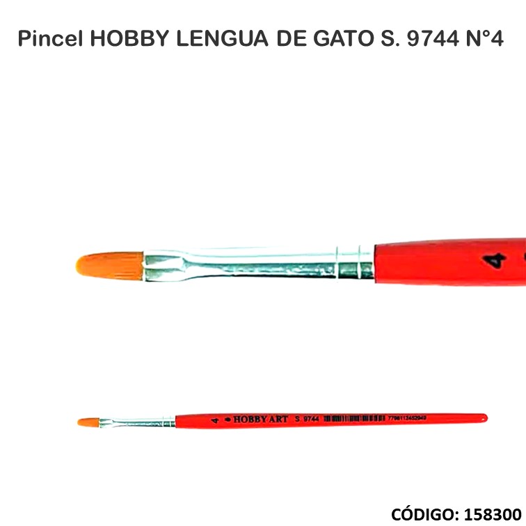 Artículo pincel hobby l. de gato s.9744 n°4