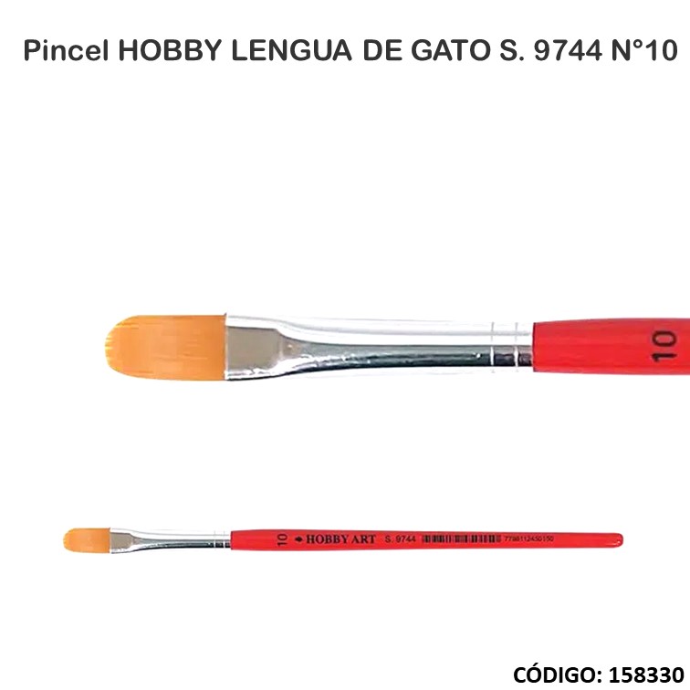 Artículo pincel hobby l. de gato s.9744 n°10