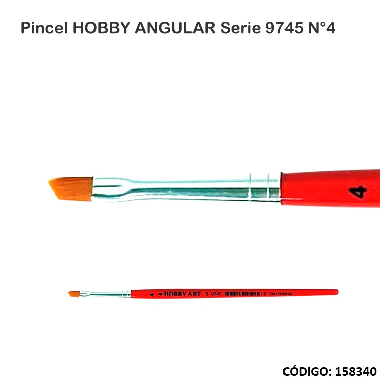 Artículo pincel hobby angular s.9745 n°4