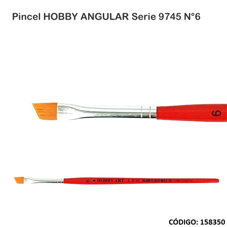 Artículo pincel hobby angular s.9745 n°6