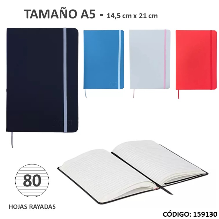 Fantasía libreta carbest a5 engomada x80h