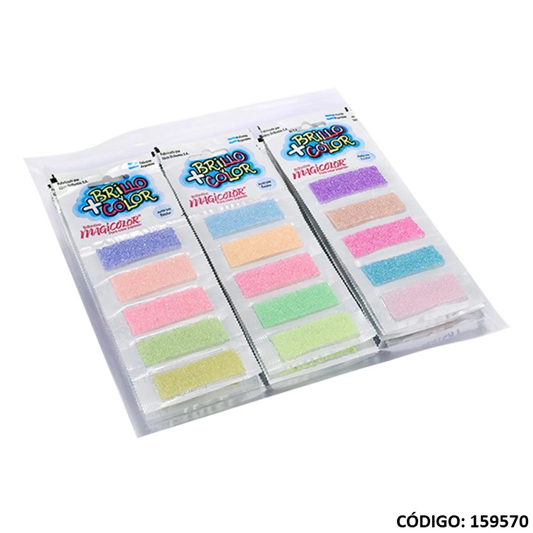 Brillantina magic. surtido pastel