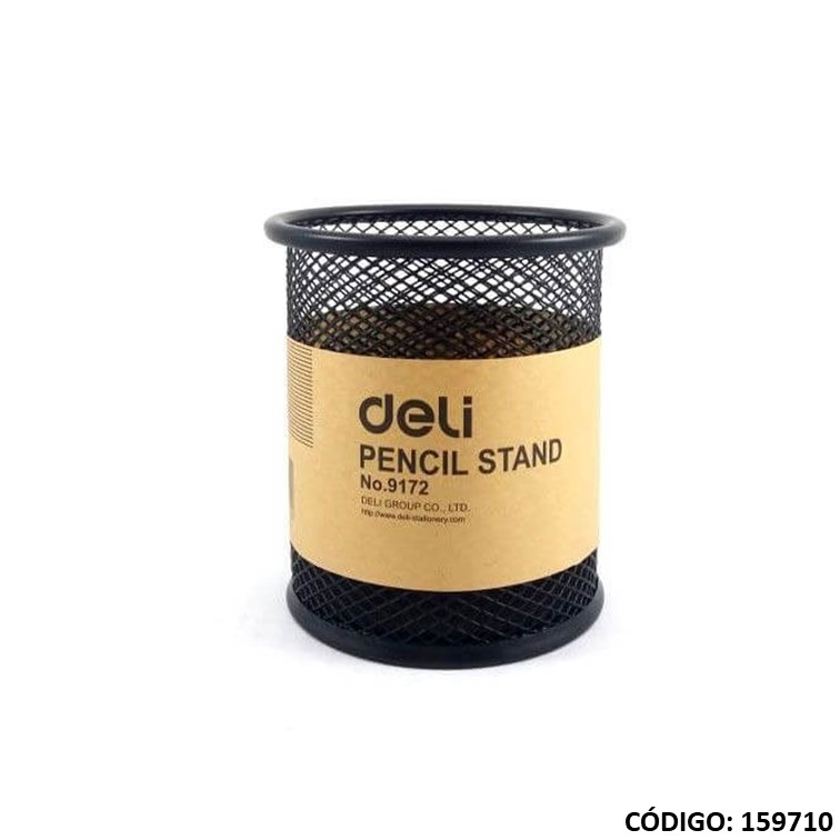 Portalapiz malla metal negro
