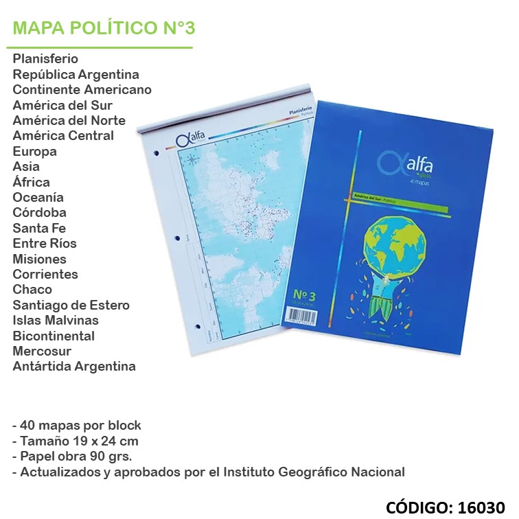 Mapas n3 alfa/mc politico