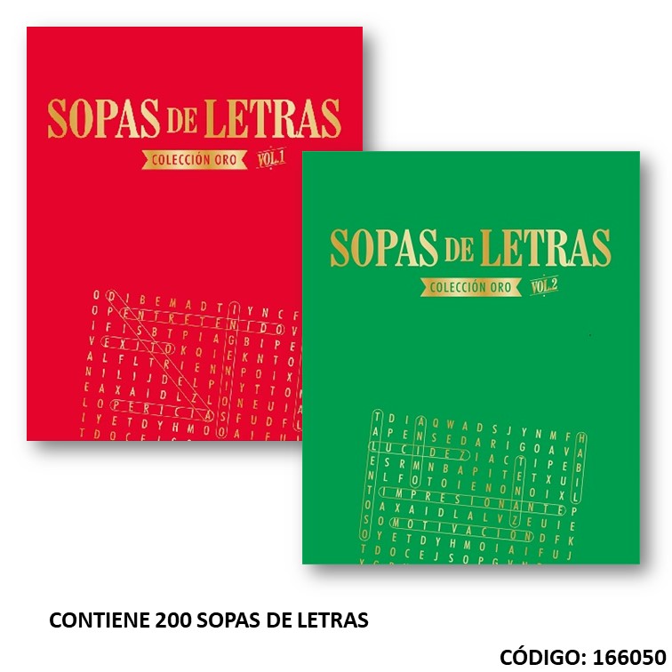 Libro 200 sopas de letras coleccion oro -317
