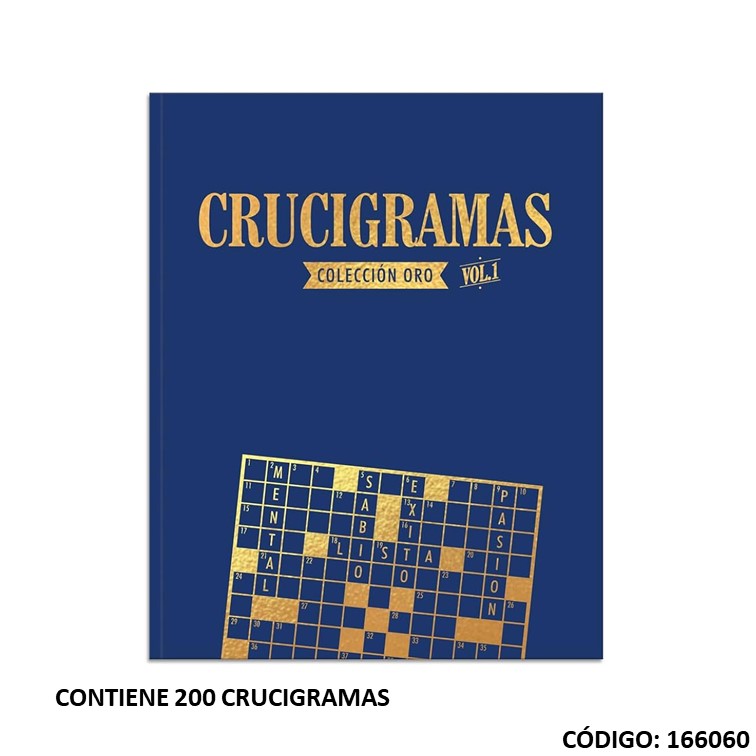Libro 200 crucigramas coleccion oro -320