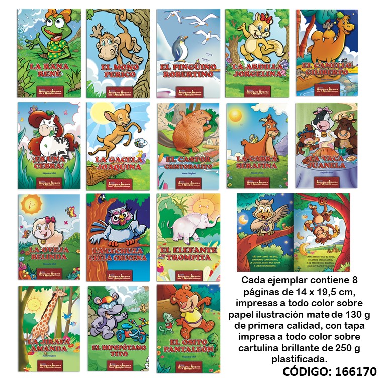 Libro cuen animales y amigos -257