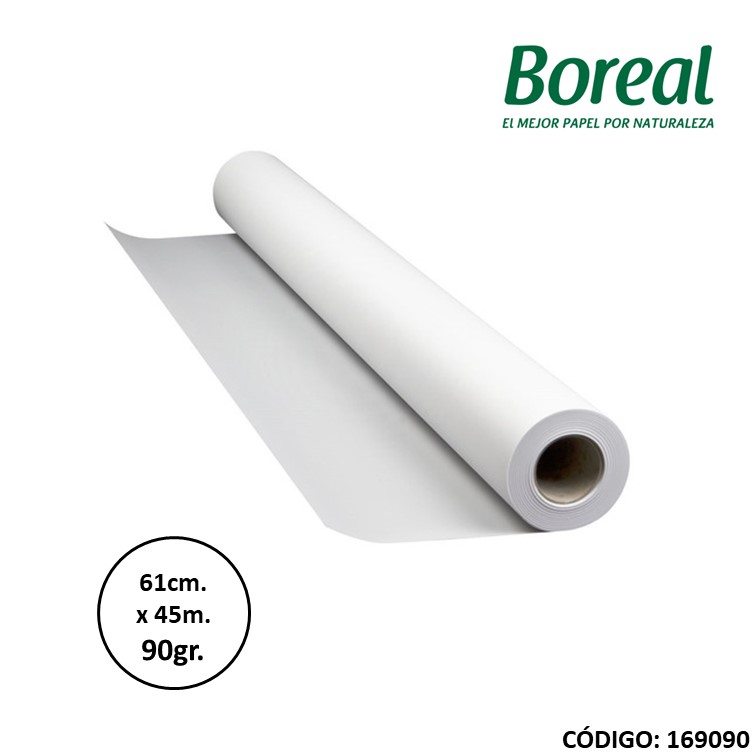 Rollos plotter 61cm. x 45m. 90 g