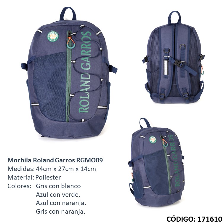 Mochila roland garros 18"" rgmo09