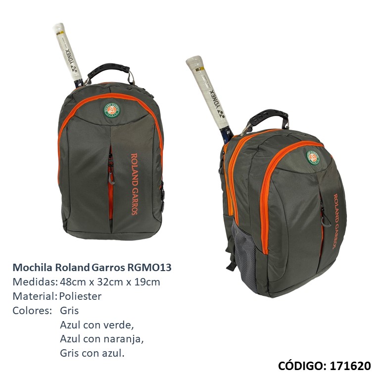 Mochila portanot. roland garros 19"" rgmo13