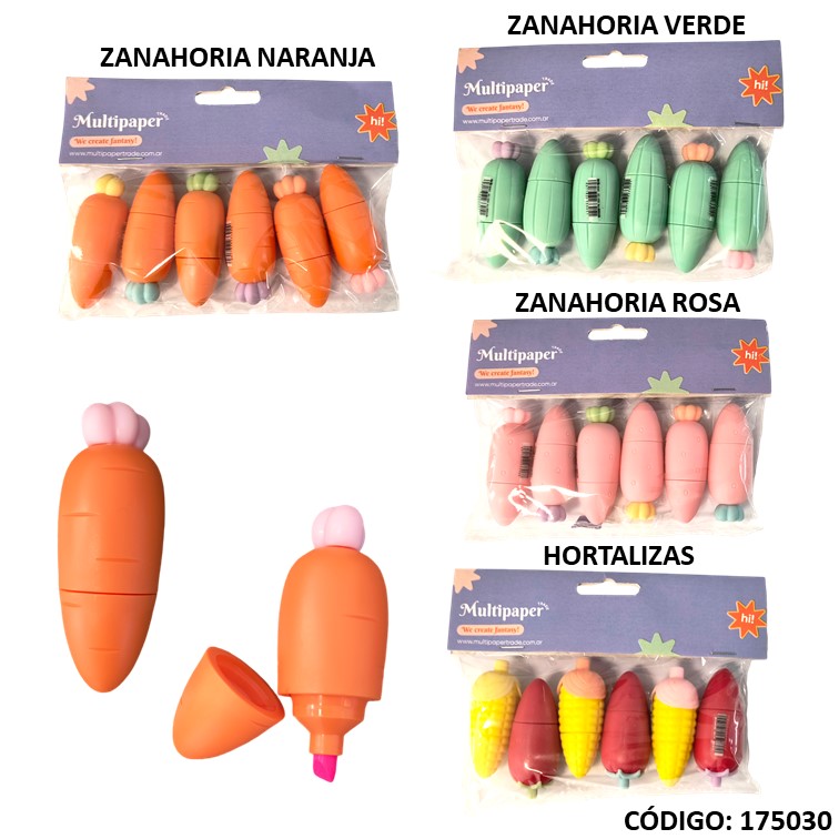 Fantasía resaltador mp mini verduras 23-40/1/2/3