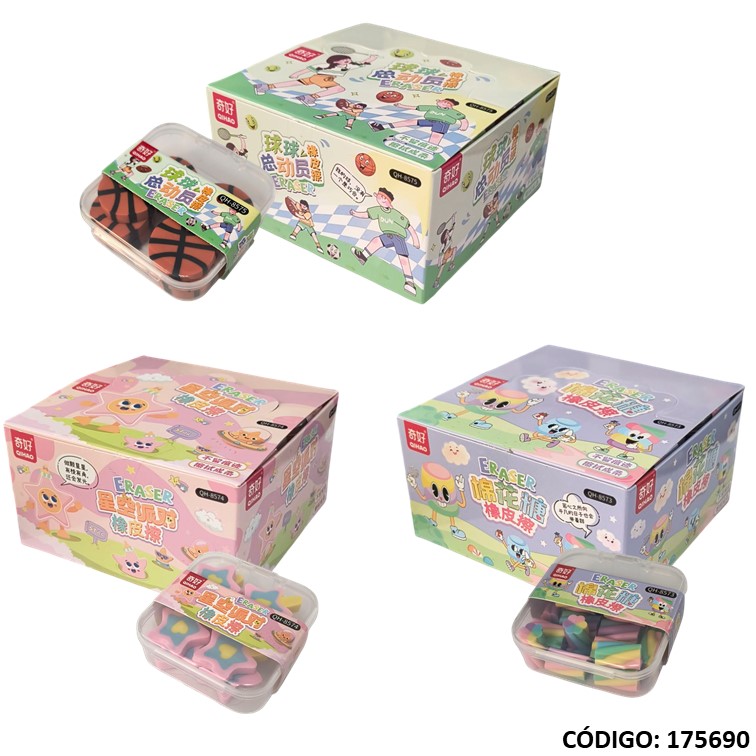 Fantasía goma mp mini tupper 25-349/50/51
