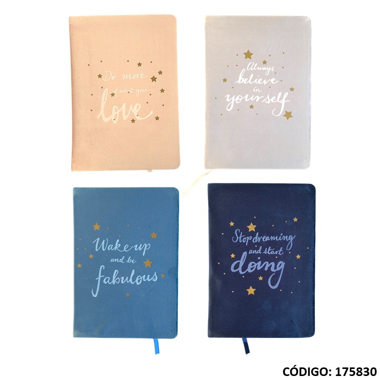 Fantasía libreta a5 mp plush star x80h. 24-464