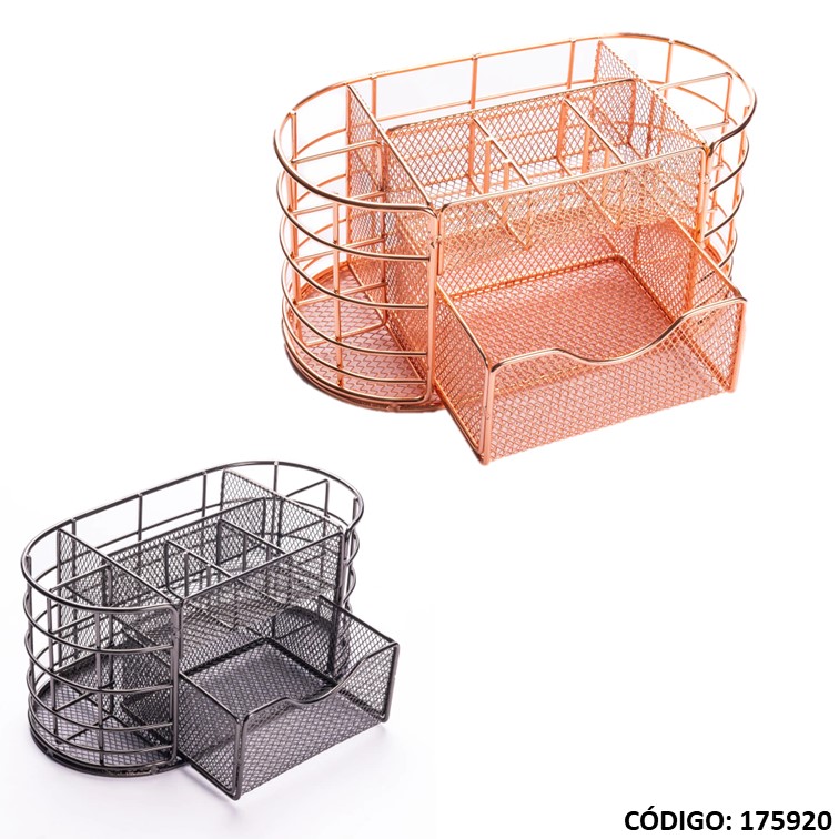 Organizador escritorio metal 24-196