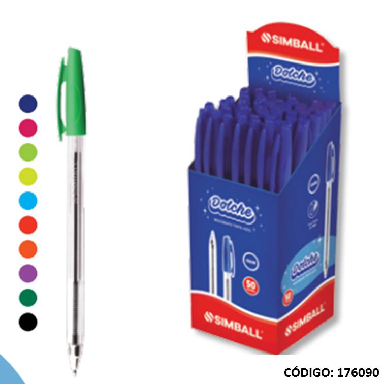 Bolígrafo simball dolche colores