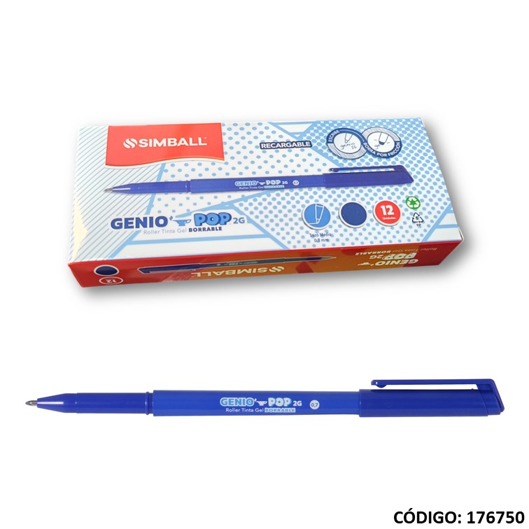 Roller simball genio 2g pop azul