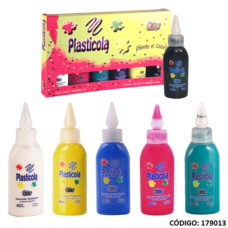 Adhesivo vinílico de colores 40 g surtido (20
