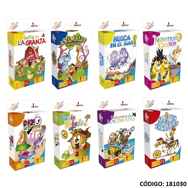 Juegos bontus cartas didacticas 331-338
