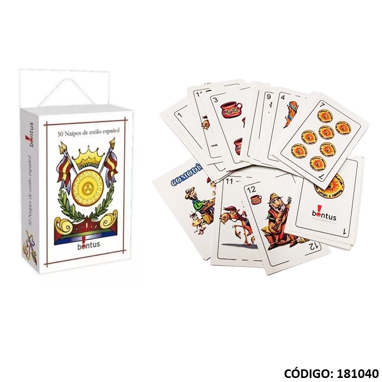 Naipes añoles bontus x50 cartas