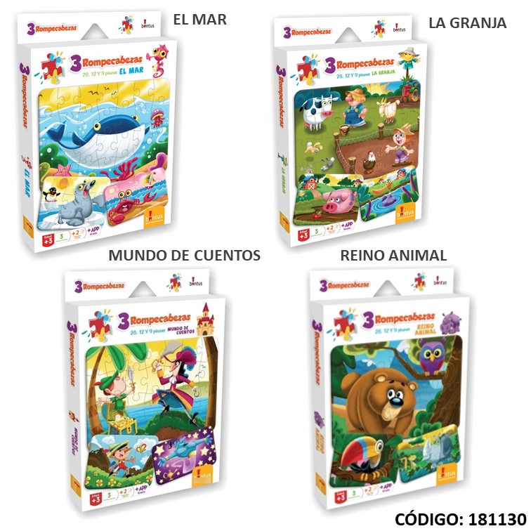 Juegos bontus 3 rompecabezas 725-728