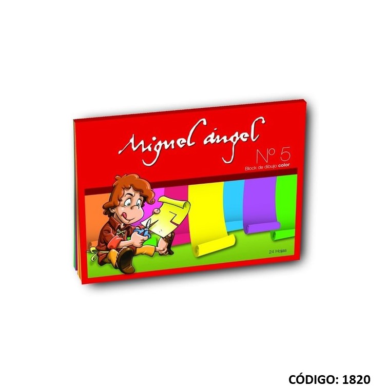 Block 5 dibujo color m. angel x24h