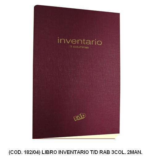 Libro rab invent. t/d 3 colores2m -26