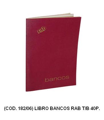 Libro rab banco t/b 40 pag. -25