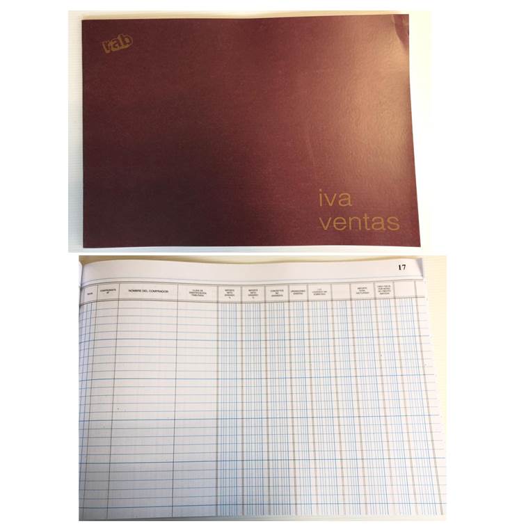 Libro rab iva t/b 48pag. venta -40
