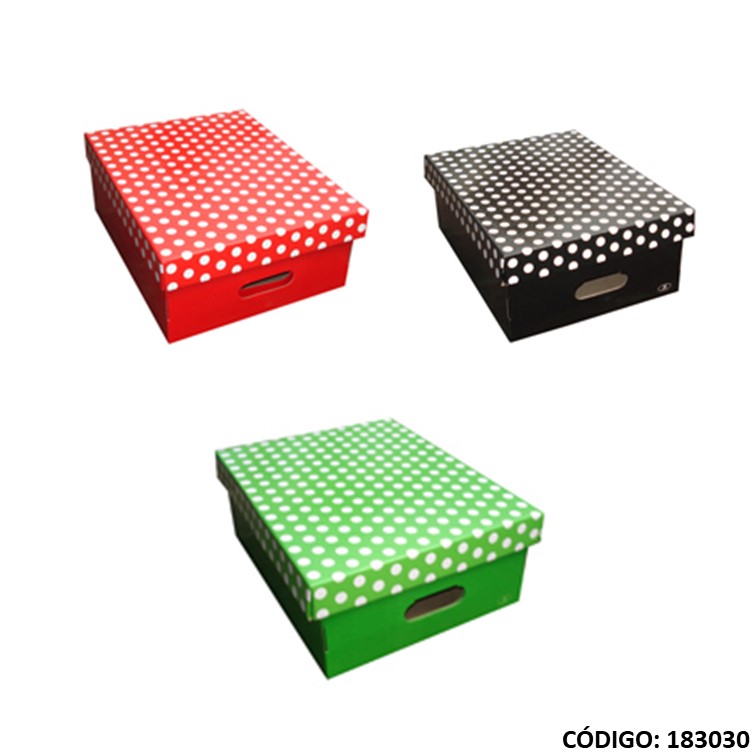 Caja arch. carton lunares 42,5x33x16