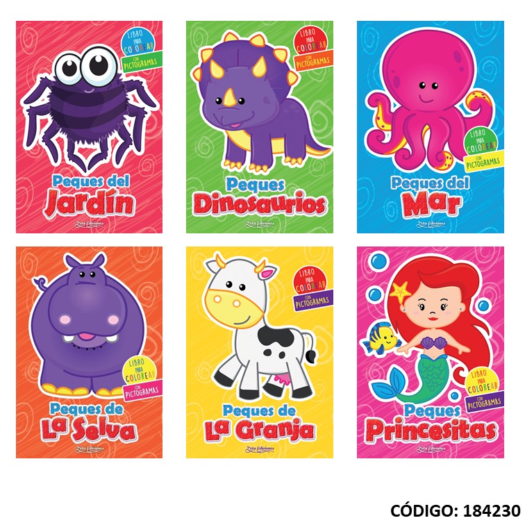 Libro pint peques de... c/pictogramas -335