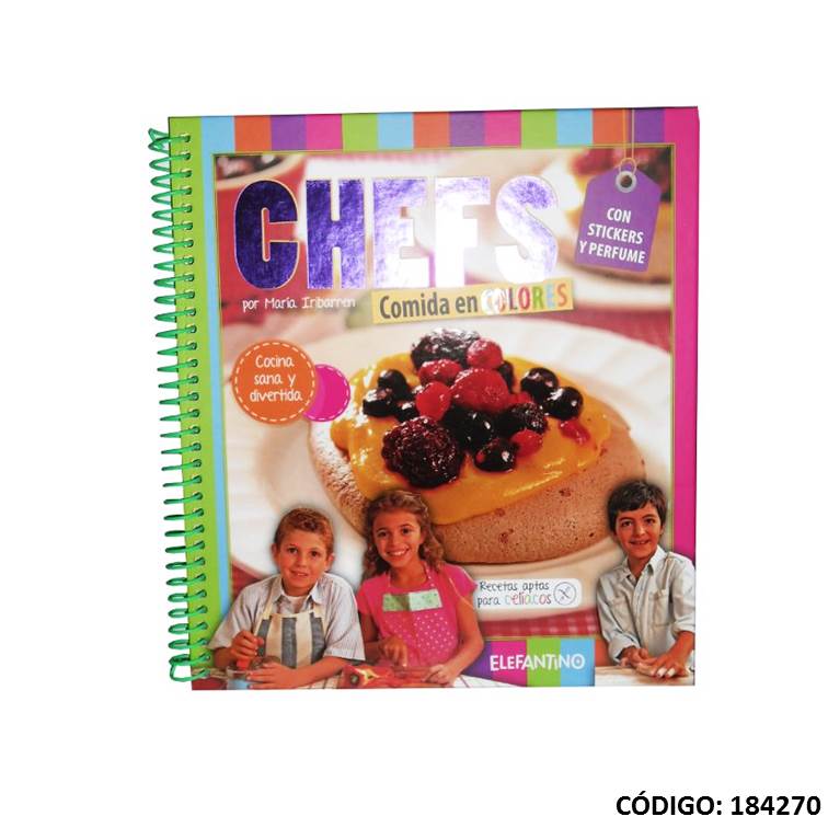 Libro dida chefs comida en colores -169